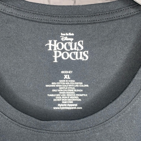 Disney Halloween Graphic Women’s XL I Put a Spell on You T-Shirt Black- NWT - Picture 3 of 3